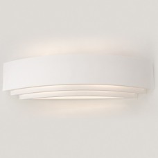 Γύψινη Απλίκα Τοίχου 2xE14 230V Λευκή 43389